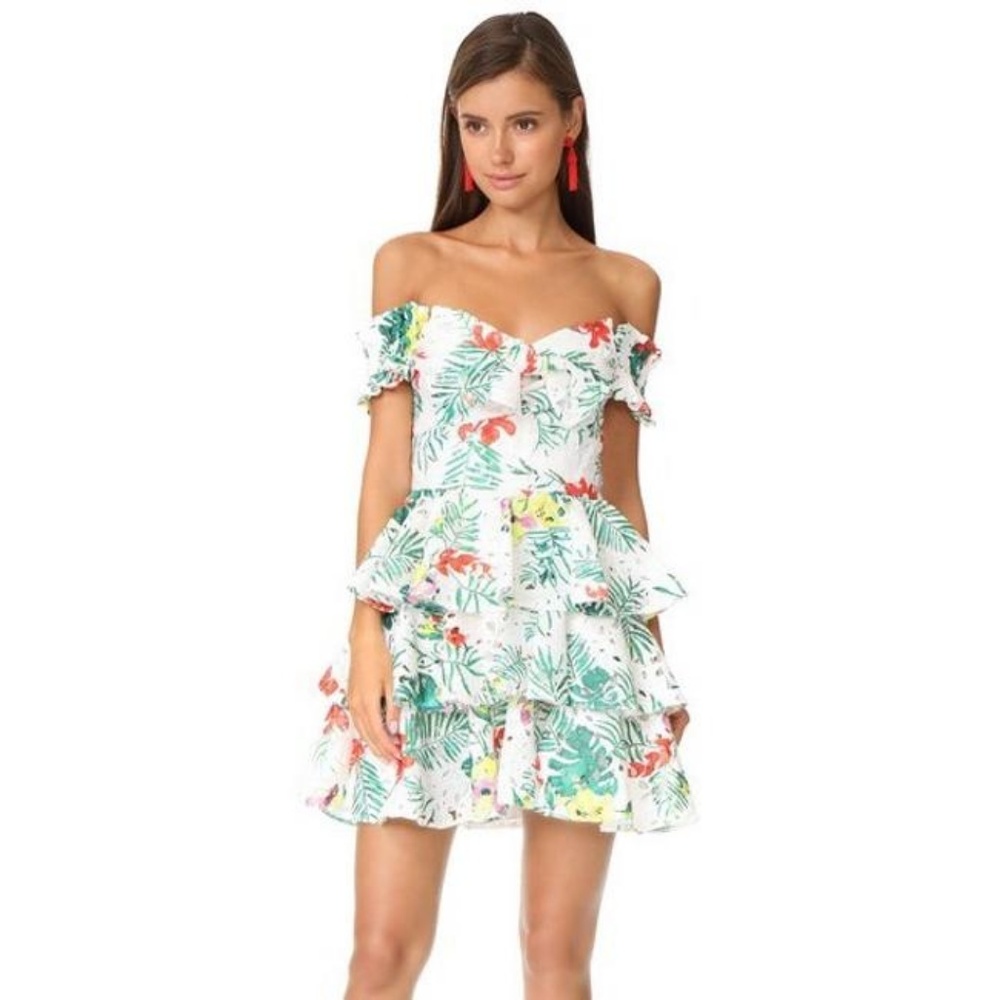 AVAILABLE NOW - CAROLINE CONSTAS HELENA LACE DRESS